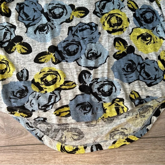 Ann Taylor  Loft Floral Pure Linen Knitted Top - Picture 10 of 16